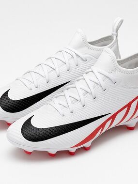 Nike Mercurial Superfly 9 Club MG Mens DJ5961-600 White Red Soccer Cleats Size 7
